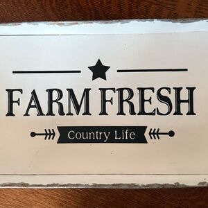 Farm Fresh Country Life tray